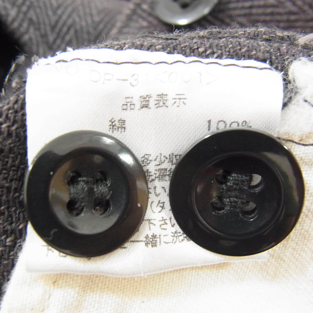 ジャンゴアトゥール DP-31(001) 撚杢 ワークトラウザー パンツ グレー系 S【中古】
