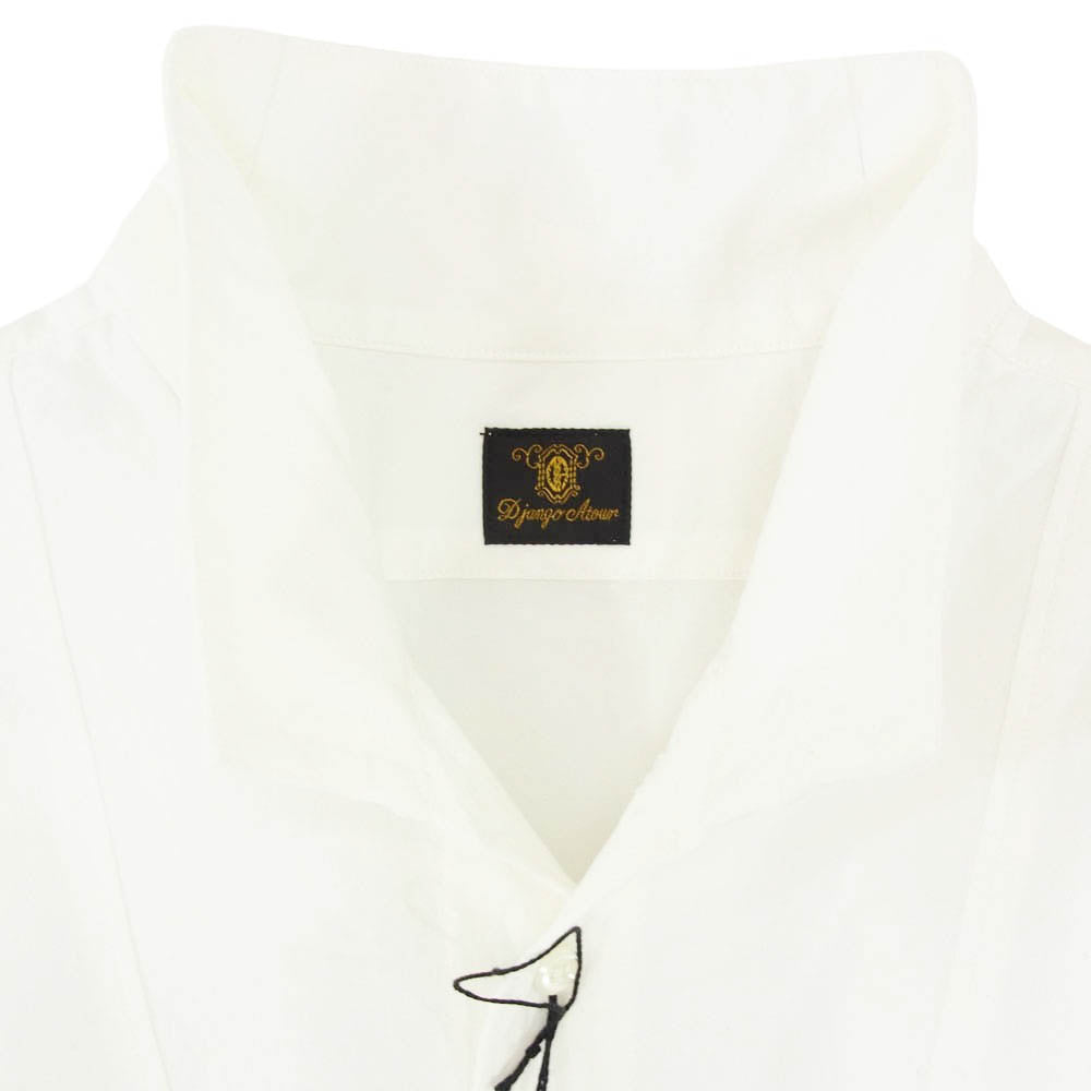 ジャンゴアトゥール DS-49 da highneck shirt ハイネックカラー 長袖 シャツ オフホワイト系 M【新古品】【未使用】【中古】