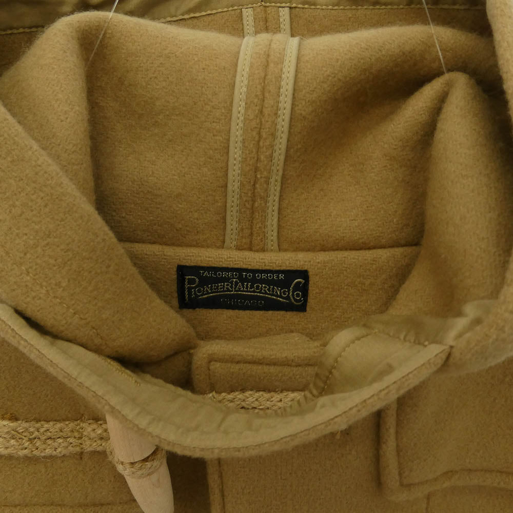 ワープアンドウーフ PIONEER TAILORING Duffel Coat ダッフル コート ベージュ系 38【中古】