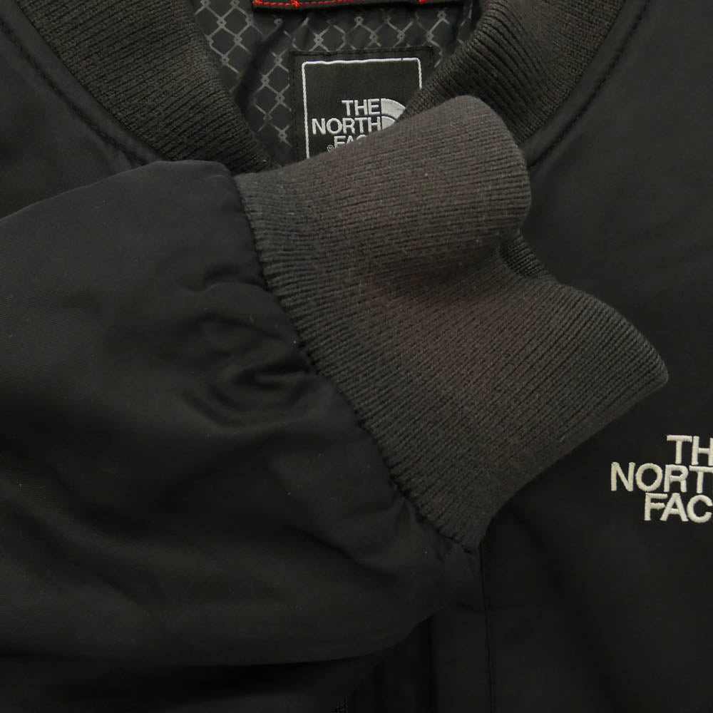 THE NORTH FACE ノースフェイス NY01470 Q THREE JACKET MA-1 ナイロン キュースリー フライトジャケット ボンバージャケット ブラック系 L【中古】