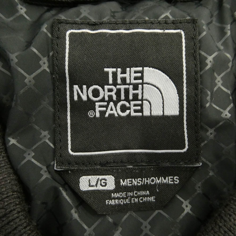 THE NORTH FACE ノースフェイス NY01470 Q THREE JACKET MA-1 ナイロン キュースリー フライトジャケット ボンバージャケット ブラック系 L【中古】