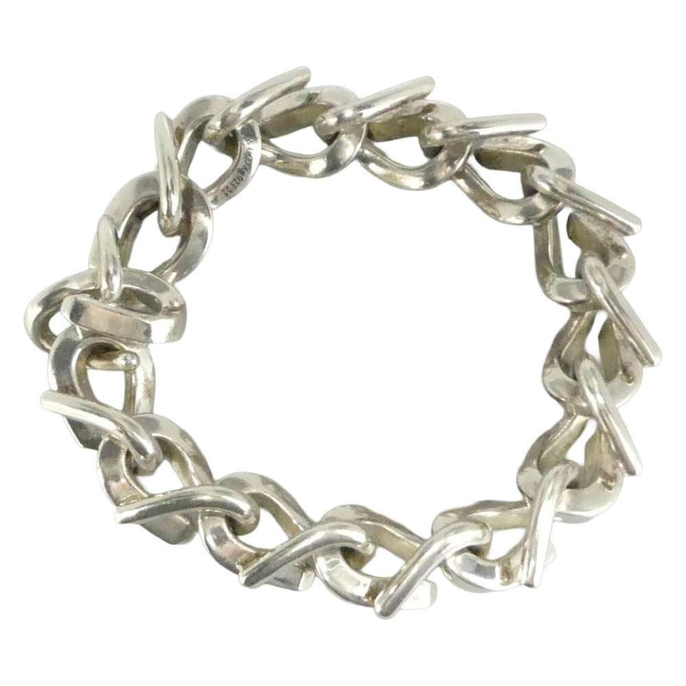 TIFFANY&Co. ティファニー FORGE LARGE LINK フォージラージリンク ブレスレット シルバー系【中古】