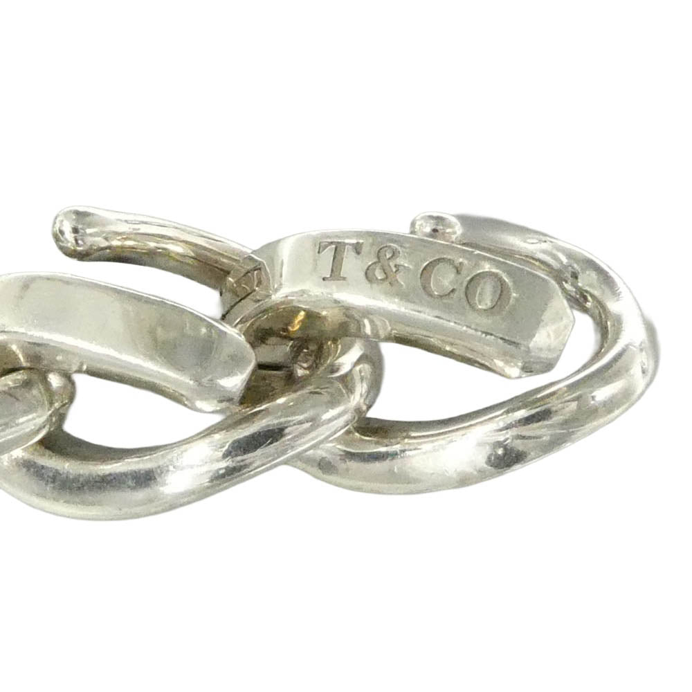 TIFFANY&Co. ティファニー FORGE LARGE LINK フォージラージリンク ブレスレット シルバー系【中古】