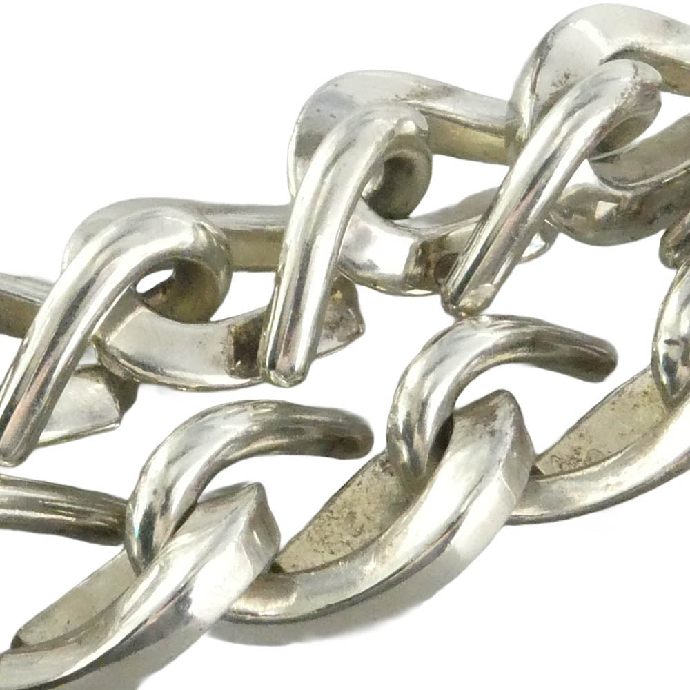TIFFANY&Co. ティファニー FORGE LARGE LINK フォージラージリンク ブレスレット シルバー系【中古】