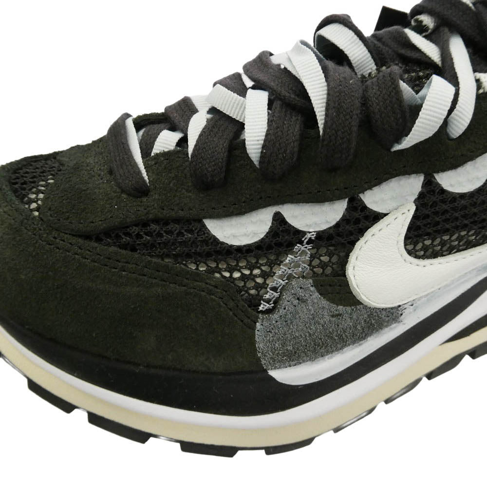 NIKE ナイキ Sacai サカイ CV1363-001 【フェイクバスターズ鑑定済】× sacai Vapor Waffle サカイ ヴェイパーワッフル ローカット スニーカー オフホワイト系 ブラック系 27cm【極上美品】【中古】