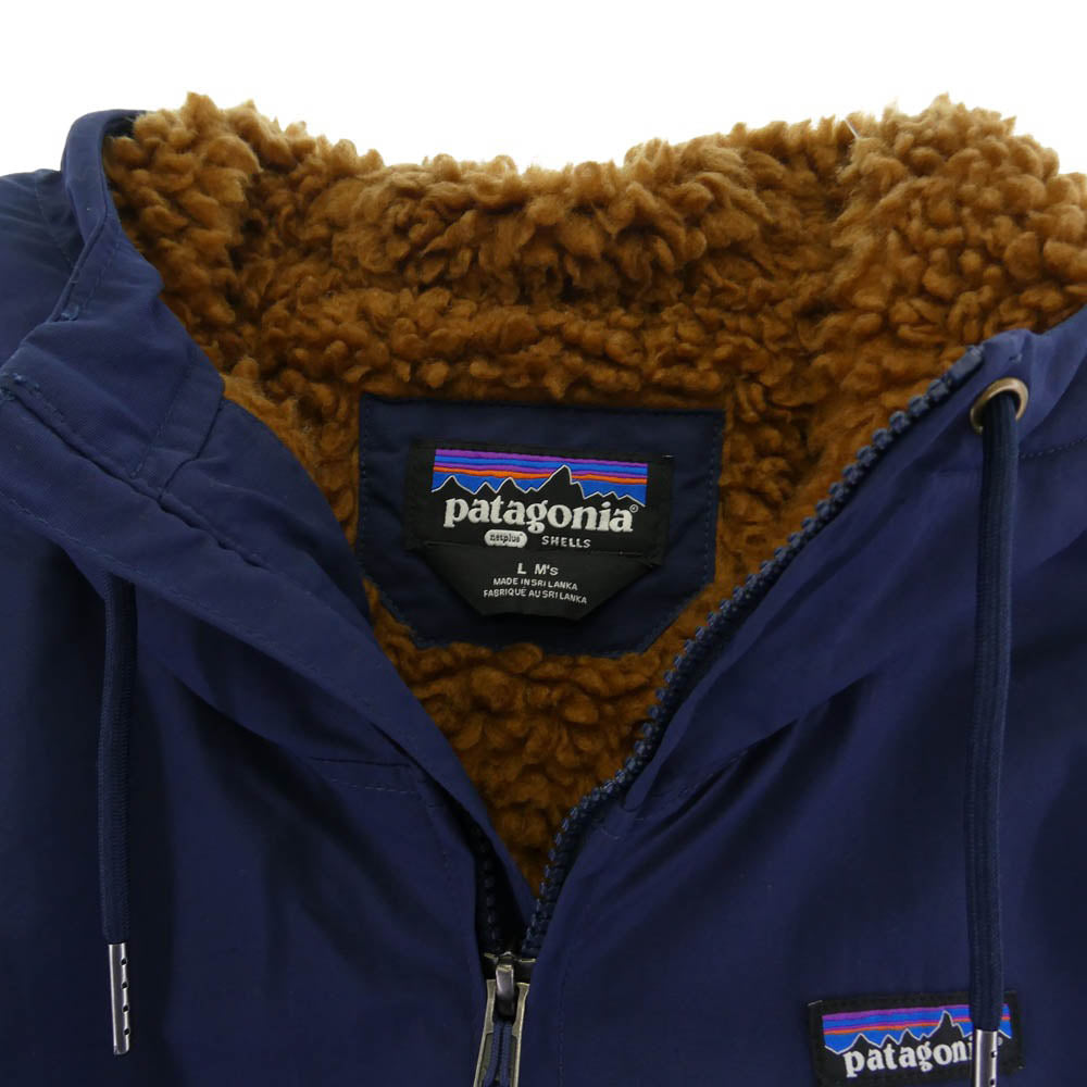patagonia パタゴニア 20425 Lined Isthmus Hoody ラインド イスマス フーディー ジャケット ネイビー系 L【中古】