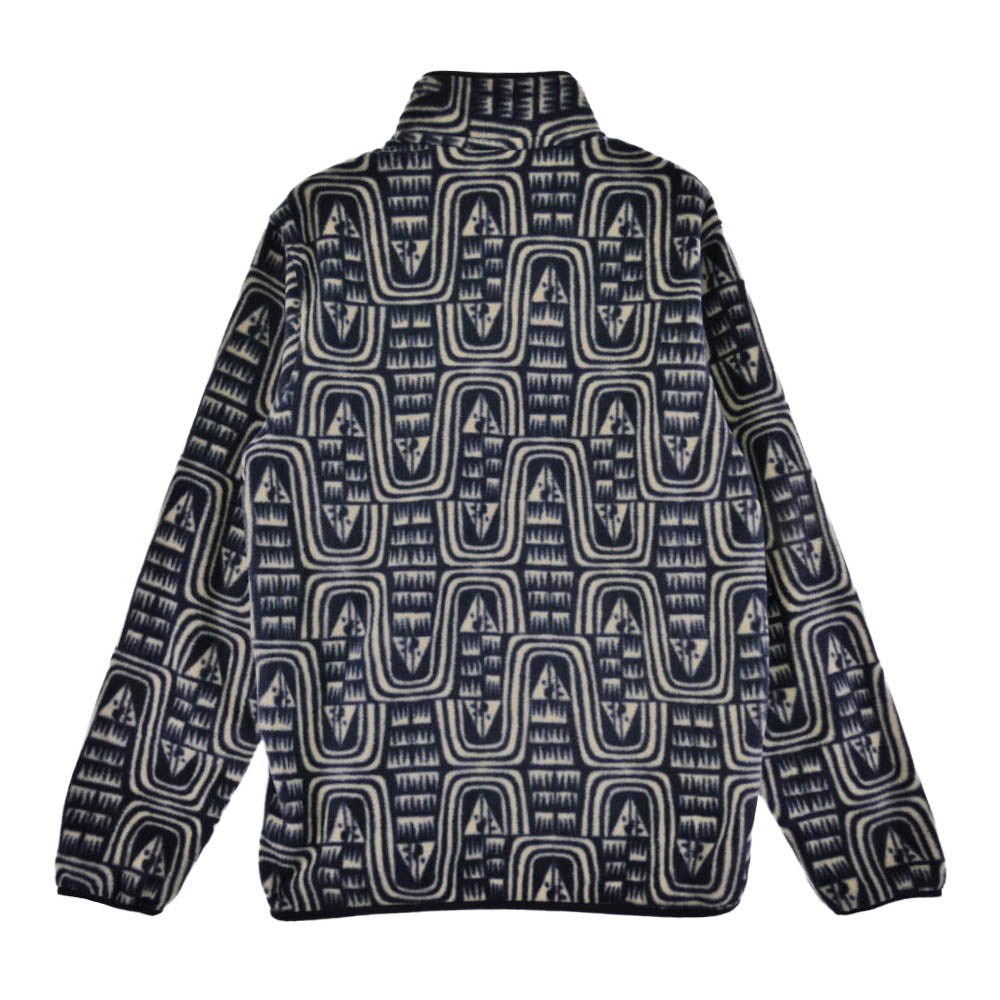 patagonia パタゴニア 25aw 25551 Lightweight Synchilla Snap-T シンチラ スナップT プルオーバー フリース ブルー系 ホワイト系 M【極上美品】【中古】