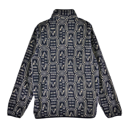 patagonia パタゴニア 25aw 25551 Lightweight Synchilla Snap-T シンチラ スナップT プルオーバー フリース ブルー系 ホワイト系 M【極上美品】【中古】