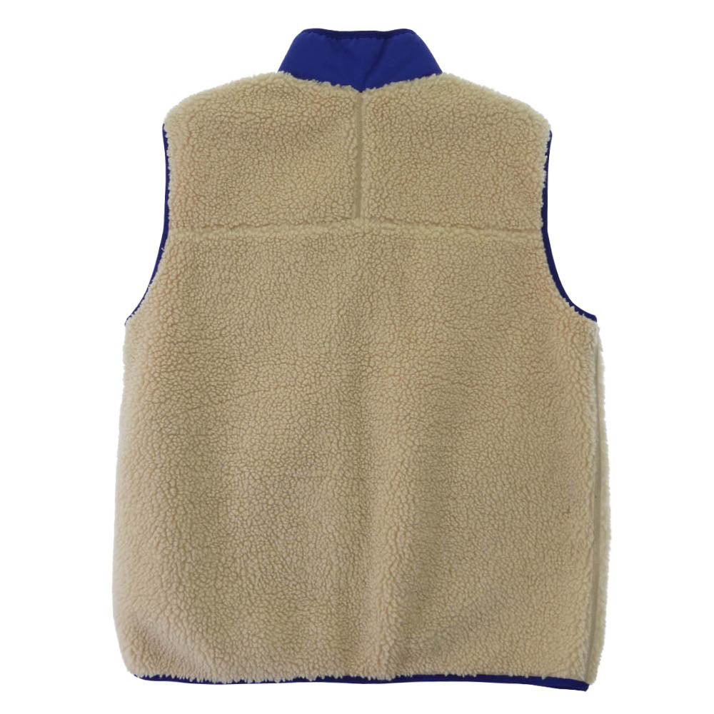 patagonia パタゴニア 25aw 23049 Retro-X Vest クラシック レトロX ボア ベスト ベージュ系 ブルー系 L【極上美品】【中古】
