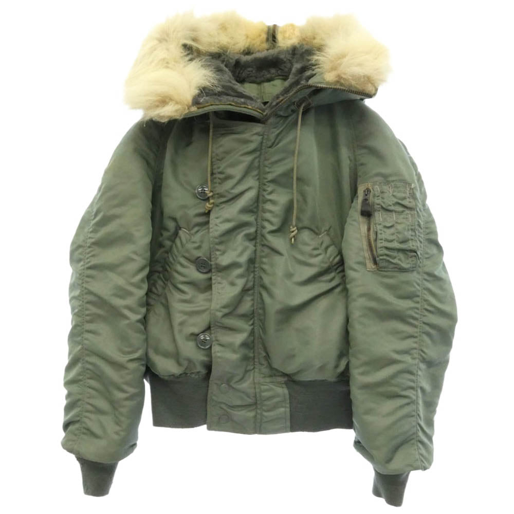 ALPHA アルファ DSA-1-2355-63-C USAF 米空軍 Vintage ヴィンテージ 60s N-2B フライト ジャケット カーキ系【中古】