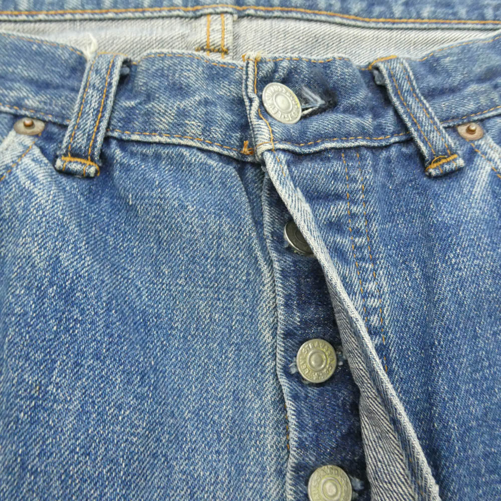 Levi's リーバイス Vintage ヴィンテージ 66前期 スモールe ボタン裏6 501 デニム パンツ ブルー系 タグなし【中古】