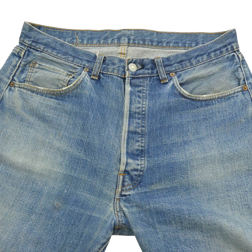 Levi's リーバイス Vintage ヴィンテージ 66前期 スモールe ボタン裏6 501 デニム パンツ ブルー系 タグなし【中古】
