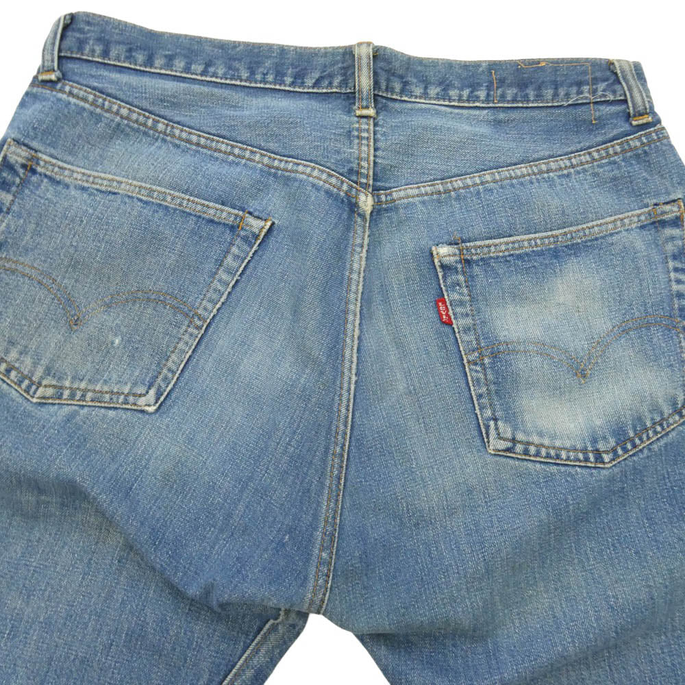 Levi's リーバイス Vintage ヴィンテージ 66前期 スモールe ボタン裏6 501 デニム パンツ ブルー系 タグなし【中古】