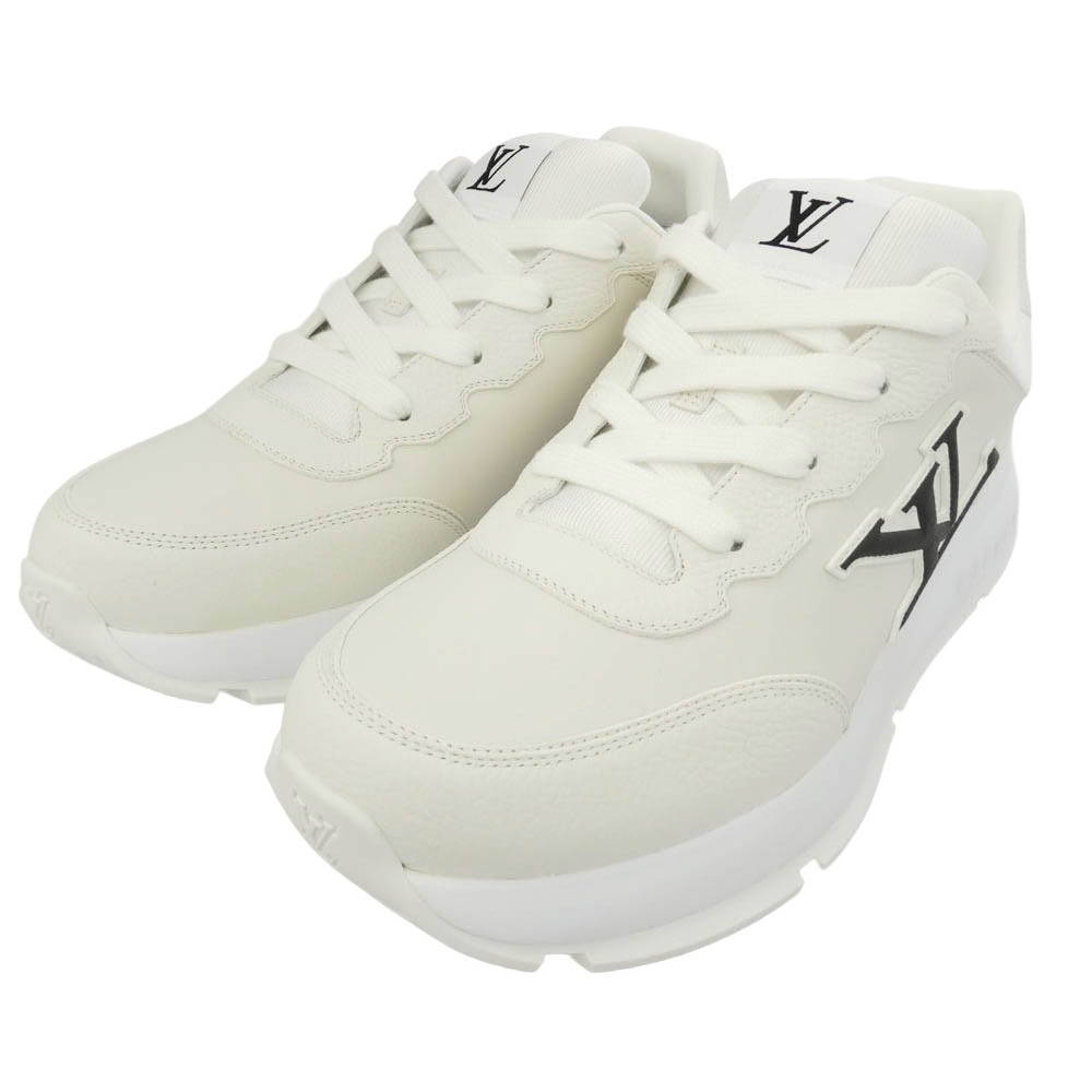 LOUIS VUITTON ルイ・ヴィトン LV クラシック ローカット スニーカー ホワイト系 9【極上美品】【中古】