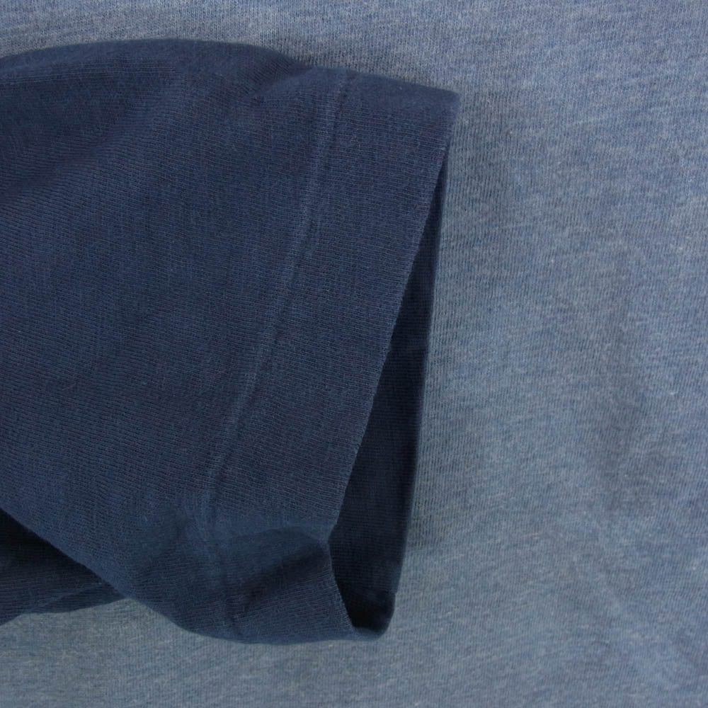 RRL ダブルアールエル ラグラン コットン 長袖 ロングスリーブ クルーネック Tシャツ カットソー ロンT ネイビー系 M【中古】