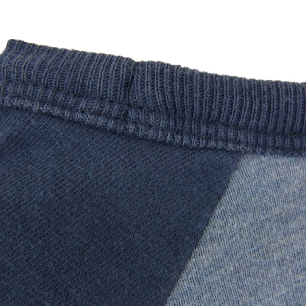 RRL ダブルアールエル ラグラン コットン 長袖 ロングスリーブ クルーネック Tシャツ カットソー ロンT ネイビー系 M【中古】