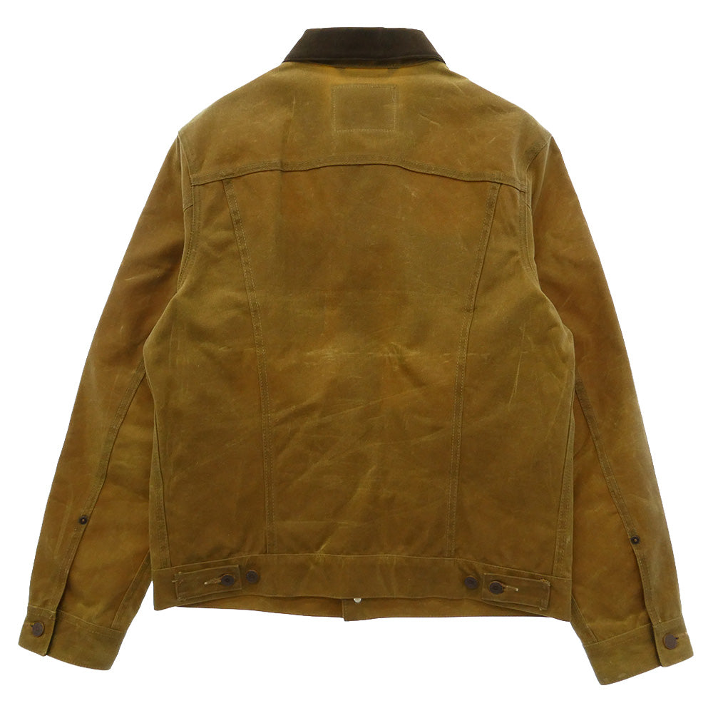 Levi's リーバイス FILSON フィルソン USA製 × FILSON TRUCKER JACKET フィルソン コットン オイルフィニッシュ トラッカージャケット ブラウン系 L【美品】【中古】