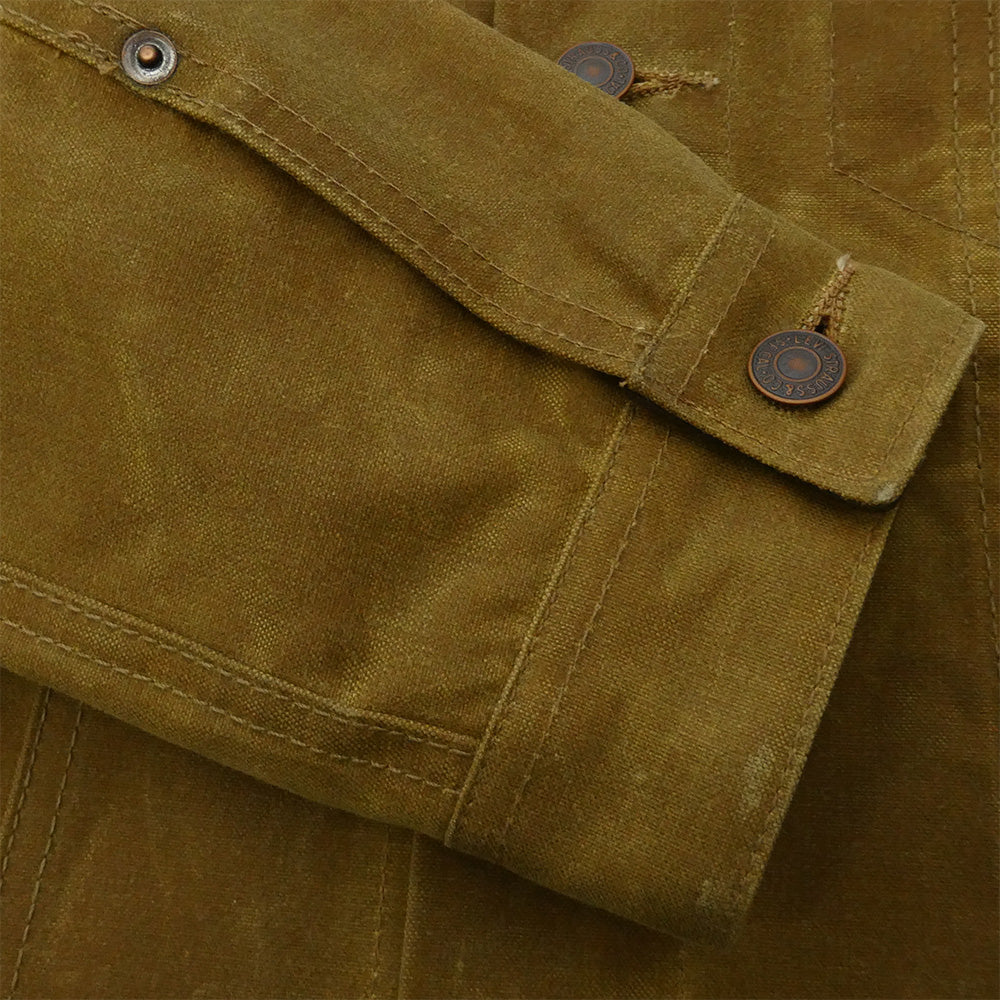 Levi's リーバイス FILSON フィルソン USA製 × FILSON TRUCKER JACKET フィルソン コットン オイルフィニッシュ トラッカージャケット ブラウン系 L【美品】【中古】