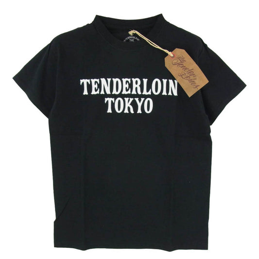 TENDERLOIN テンダーロイン TEE TENDERLOIN TOKYO 東京 Tシャツ 半袖 カットソー コットン ブラック系 S【極上美品】【中古】