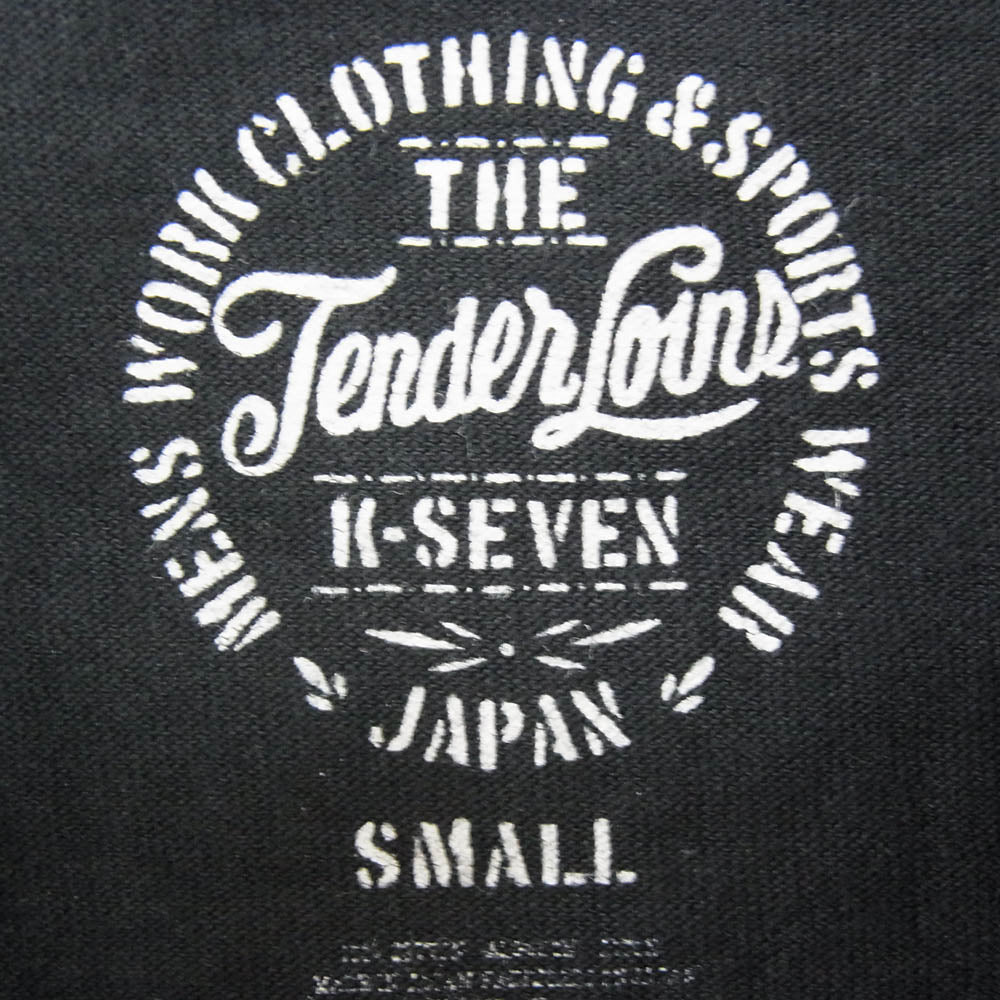 TENDERLOIN テンダーロイン TEE TENDERLOIN TOKYO 東京 Tシャツ 半袖 カットソー コットン ブラック系 S【極上美品】【中古】
