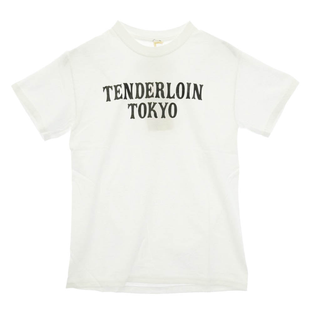 TENDERLOIN テンダーロイン T-TEE TENDERLOIN TOKYO 東京 Tシャツ 半袖カットソー ホワイト系 S【極上美品】【中古】