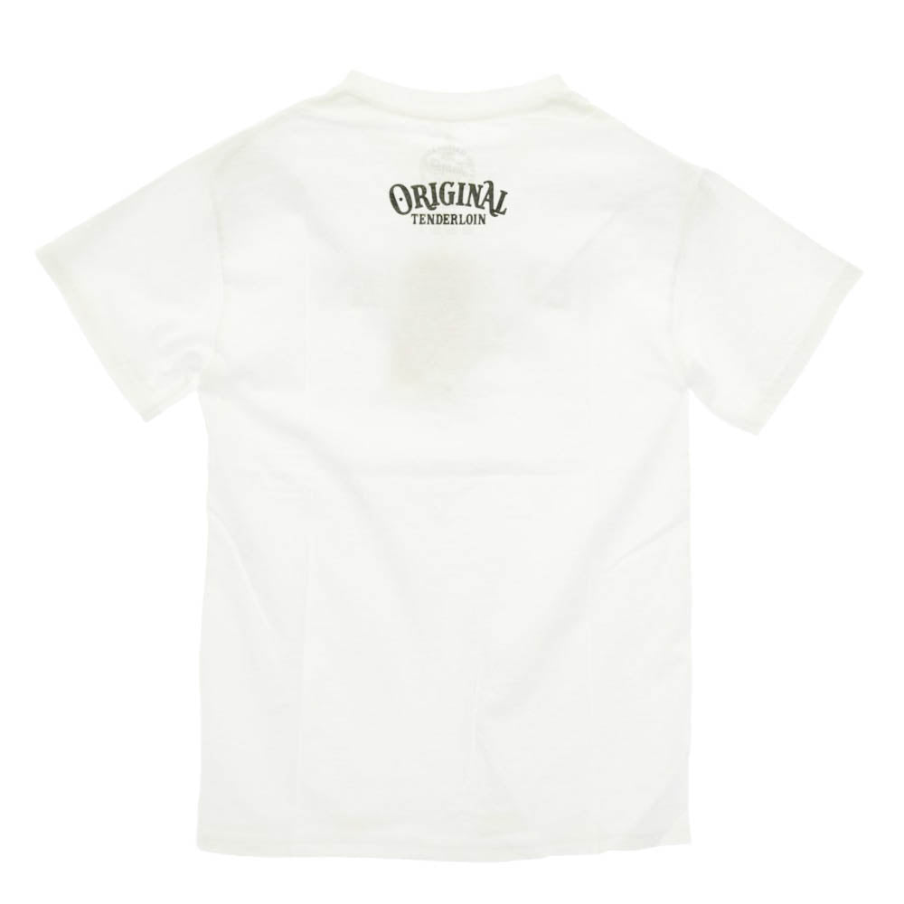 TENDERLOIN テンダーロイン T-TEE TENDERLOIN TOKYO 東京 Tシャツ 半袖カットソー ホワイト系 S【極上美品】【中古】