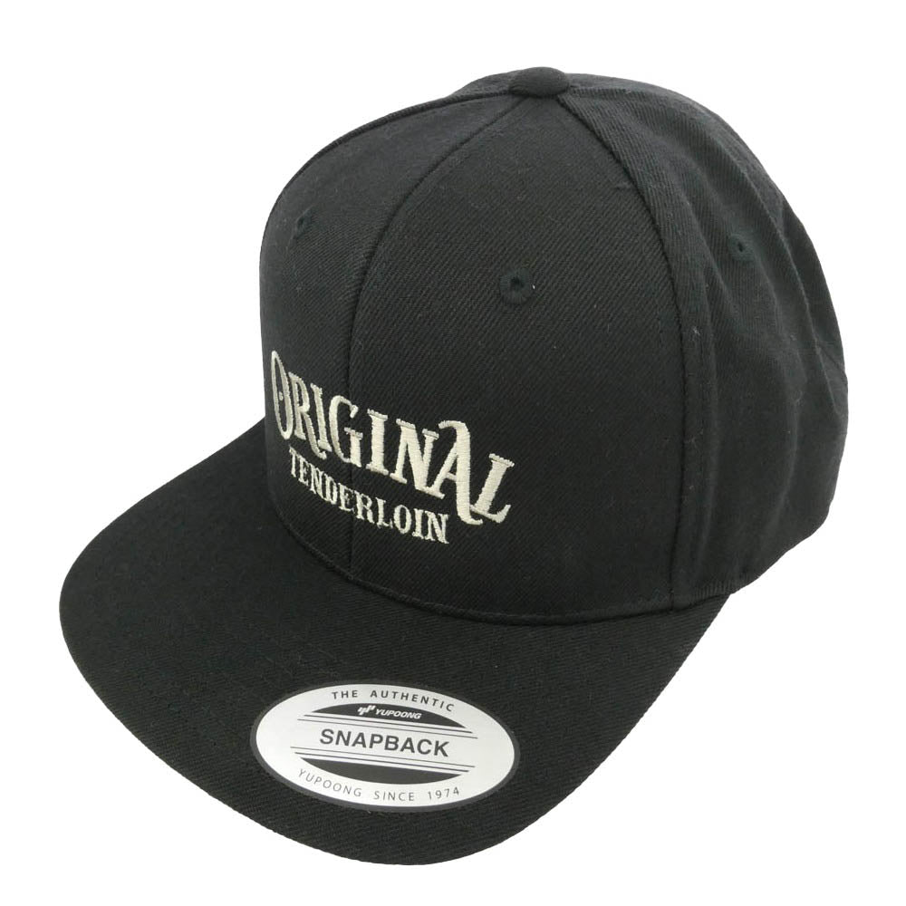 TENDERLOIN テンダーロイン T-CAP OT ロゴ刺? キャップ 帽子 ブラック系【極上美品】【中古】