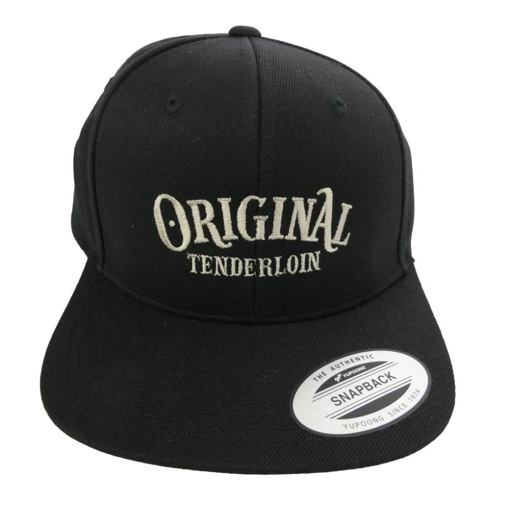 TENDERLOIN テンダーロイン T-CAP OT ロゴ刺? キャップ 帽子 ブラック系【極上美品】【中古】