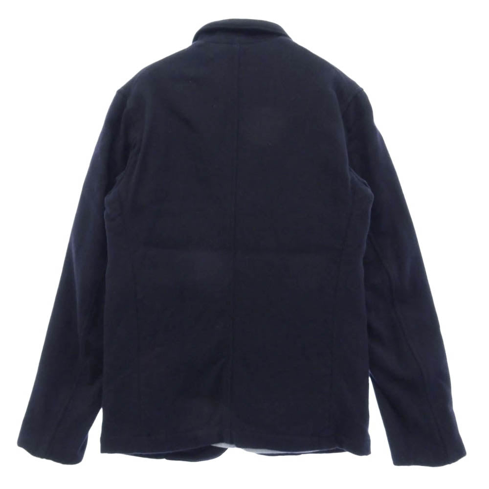 POST OVERALLS ポストオーバーオールズ USA製 ウール 3B テーラード ジャケット ネイビー系 S【中古】