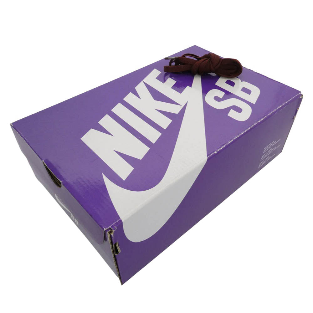 Supreme シュプリーム NIKE ナイキ DH3228-103 【フェイクバスターズ鑑定済】 × Nike ナイキ SB Dunk Low OG QS Gold Stars White Barkroot Brown ダンク ロー OG QS ゴールドスターズ ローカット スニーカー ブラウン系 26cm【美品】【中古】