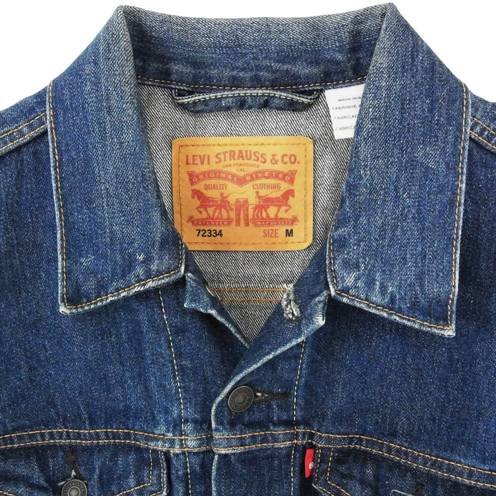 Levi's リーバイス 72334-0142 デニム ジャケット インディゴブルー系 M【中古】