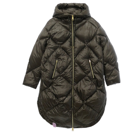 Herno ヘルノ BEAMS ビームス PI001570D × EFFE BEAMS エッフェ ビームス フーデッド ダウン コート ブラウン系 38【中古】