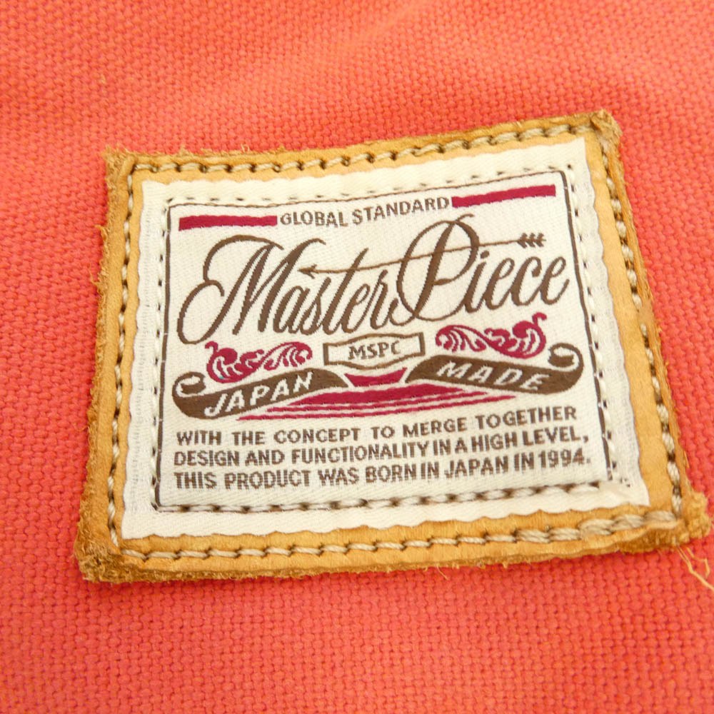 MASTERPIECE マスターピース 12230 コットン キャンバス リュック バックパック 日本製 ベージュ系【中古】