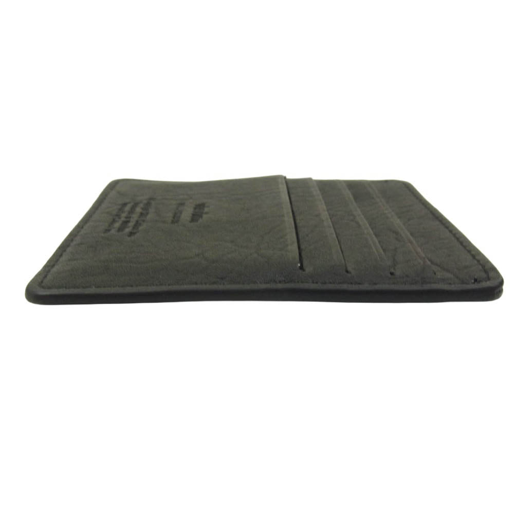 VISVIM ビズビム 25SS 0125203003025 LEATHER CARD CASE レザー カード ケース ベジタブルタンニン ホース レザー ブラック系【極上美品】【中古】