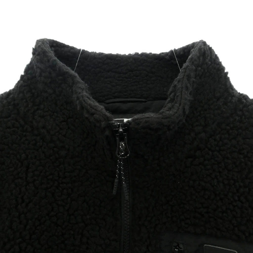 Y's Yohji Yamamoto ワイズ ヨウジヤマモト NEW ERA ニューエラ 25AW YL-T83-952 × New Era ニューエラ BOA BLOUSON ボア フリース ジップアップ ブルゾン ブラック系 L【中古】