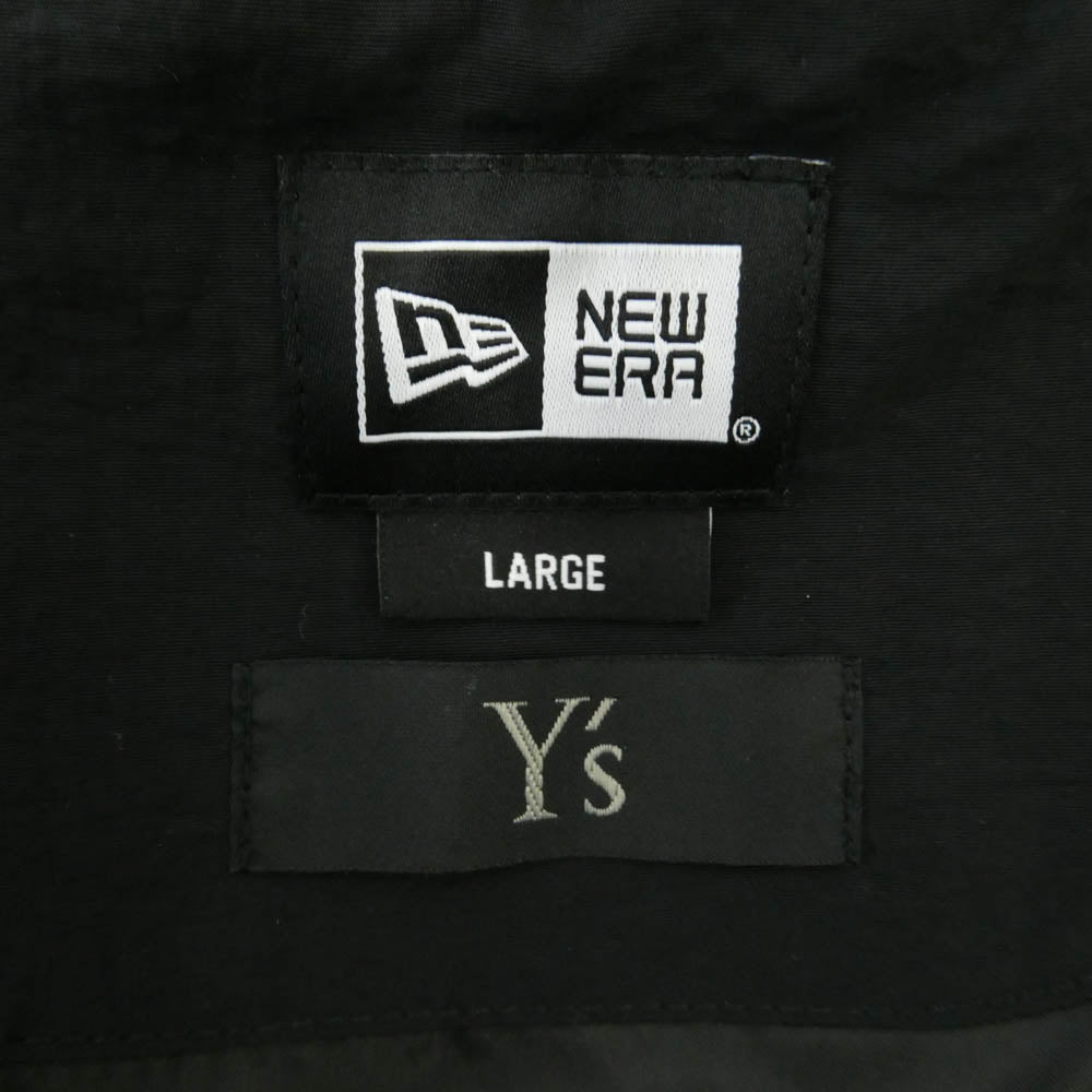 Y's Yohji Yamamoto ワイズ ヨウジヤマモト NEW ERA ニューエラ 25AW YL-T83-952 × New Era ニューエラ BOA BLOUSON ボア フリース ジップアップ ブルゾン ブラック系 L【中古】