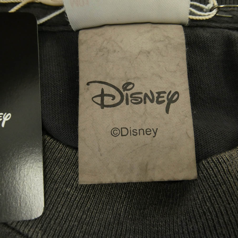 SAINT MICHAEL セントマイケル Disney ディズニー 26AW SM-MK1-0000-C90 × DISNEY ディズニー LS T-SHIRT FANTASIA ファンタジア ビンテージ加工 プリント 長袖 カットソー グレー系 L【新古品】【未使用】【中古】