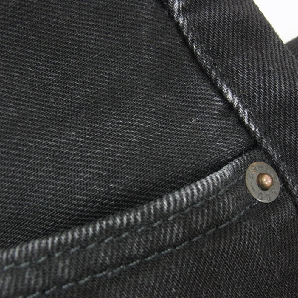Levi's リーバイス 00501-0638 501 ORIGINAL DENIM PANTS オリジナル ボタンフライ ストレート デニムパンツ ジーンズ ブラック系 29【中古】