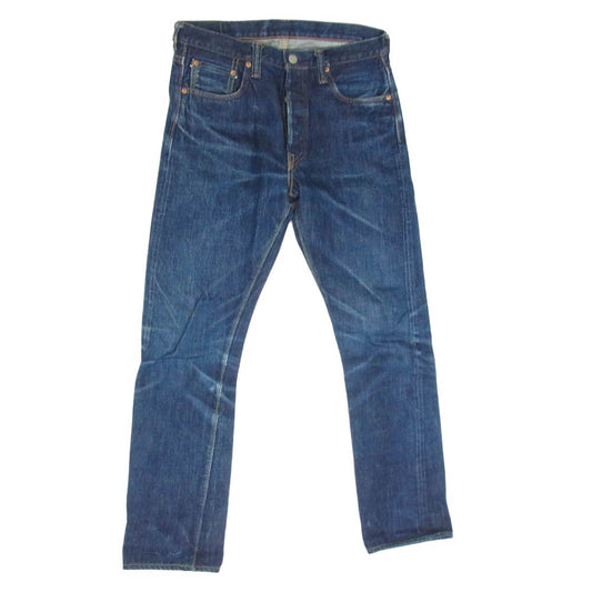 FULLCOUNT フルカウント 1109 Slim Denim 13.7oz ボタンフライ スリム ストレート デニムパンツ ジーンズ インディゴブルー系 30【中古】