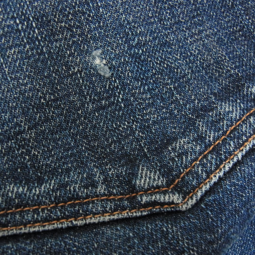 FULLCOUNT フルカウント 1109 Slim Denim 13.7oz ボタンフライ スリム ストレート デニムパンツ ジーンズ インディゴブルー系 30【中古】