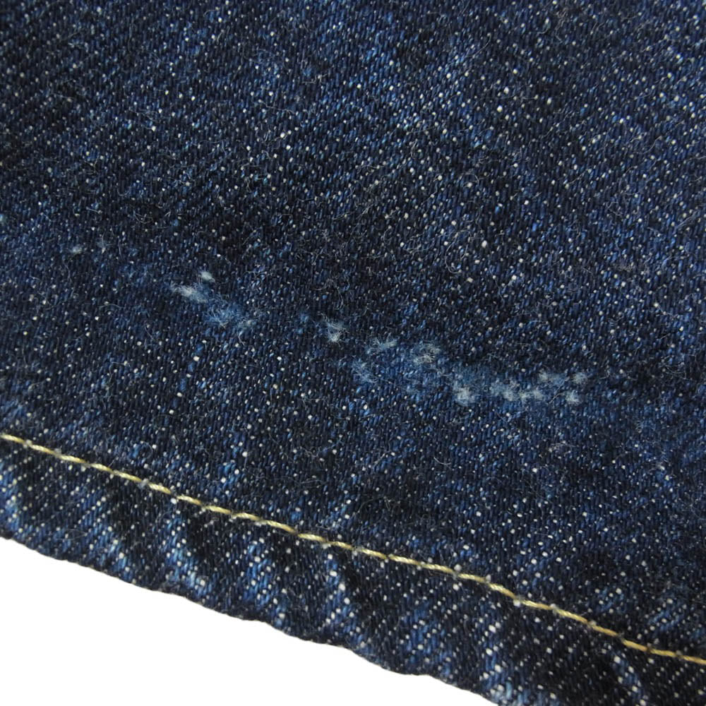 FULLCOUNT フルカウント 1109 Slim Denim 13.7oz ボタンフライ スリム ストレート デニムパンツ ジーンズ インディゴブルー系 30【中古】