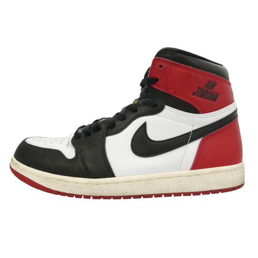 NIKE ナイキ DZ5485-106 Air Jordan 1 Retro High OG Black Toe Reimagined エアジョーダン1 レトロ ハイ ブラックトゥ リイマジンド ハイカット スニーカー マルチカラー系 27cm【中古】