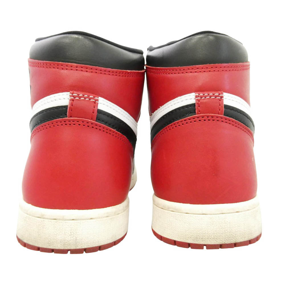 NIKE ナイキ DZ5485-106 Air Jordan 1 Retro High OG Black Toe Reimagined エアジョーダン1 レトロ ハイ ブラックトゥ リイマジンド ハイカット スニーカー マルチカラー系 27cm【中古】
