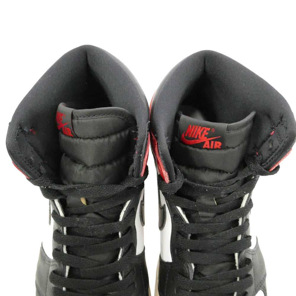 NIKE ナイキ DZ5485-106 Air Jordan 1 Retro High OG Black Toe Reimagined エアジョーダン1 レトロ ハイ ブラックトゥ リイマジンド ハイカット スニーカー マルチカラー系 27cm【中古】