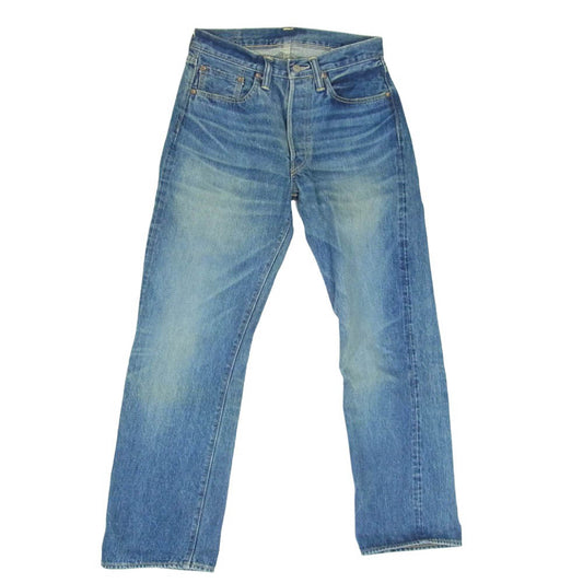 SUGAR CANE シュガーケーン STANDARD DENIM 1947 MODEL スタンダード 1947モデル ボタンフライ ストレート デニムパンツ ジーンズ インディゴブルー系 30【中古】