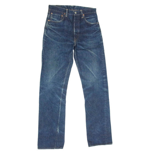 Denime ドゥニーム Lot 220A OFFSET XX MODEL ドゥニーム ボタンフライ ストレート デニムパンツ ジーンズ インディゴブルー系 30【中古】
