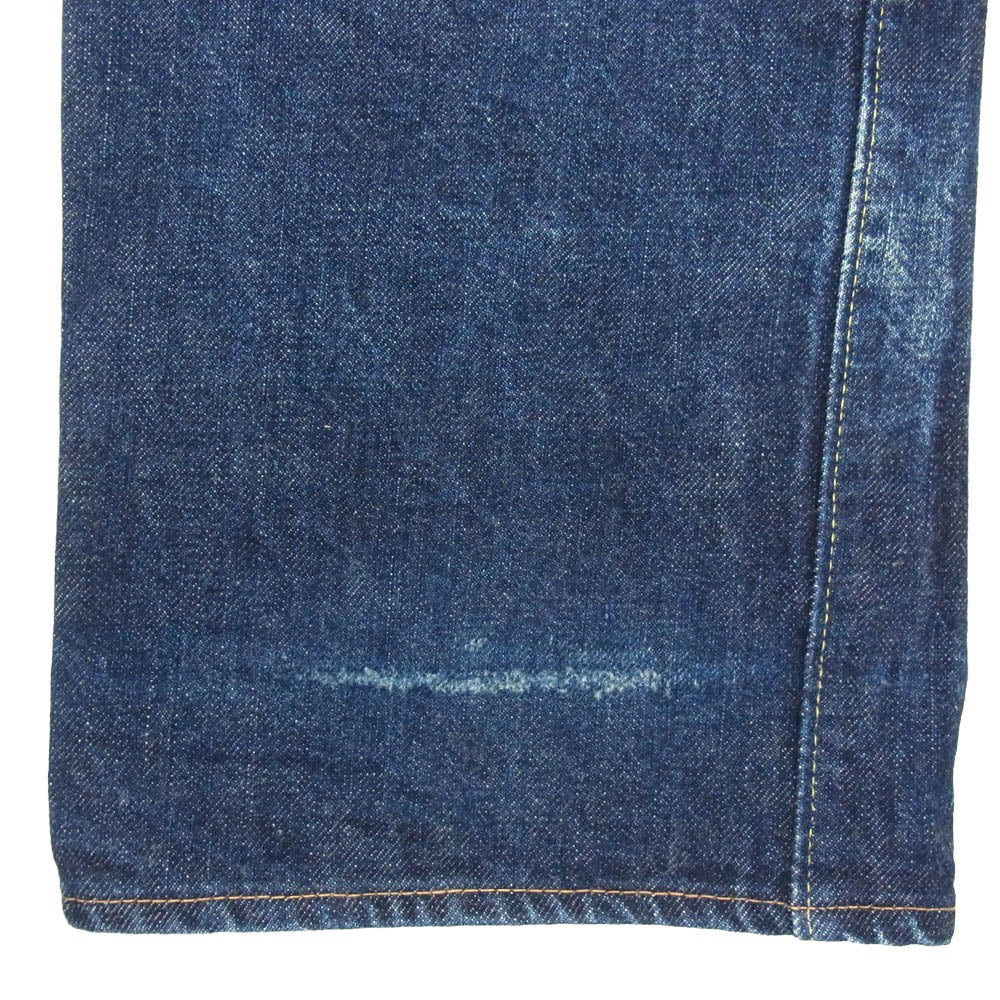 Denime ドゥニーム Lot 220A OFFSET XX MODEL ドゥニーム ボタンフライ ストレート デニムパンツ ジーンズ インディゴブルー系 30【中古】