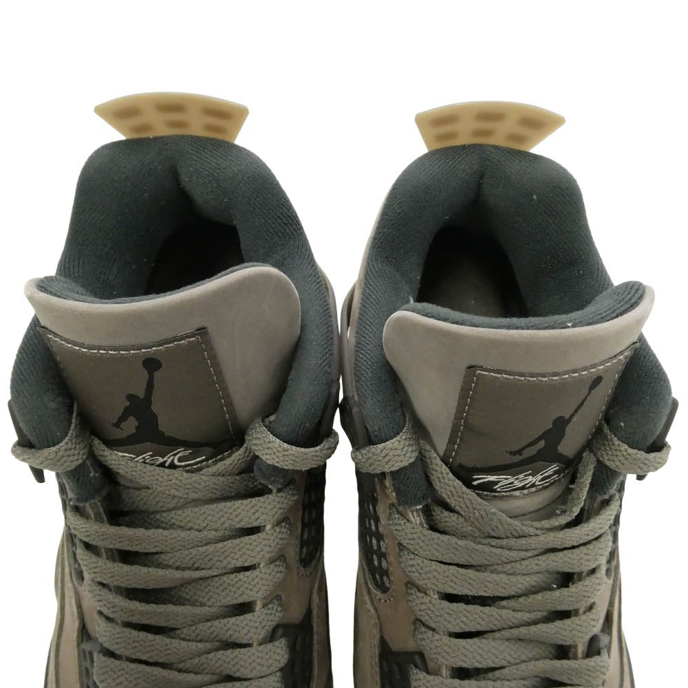 NIKE ナイキ FV5029-200 AIR JORDAN 4 RETRO CAVE STONE BLACK-PHANTOM エアジョーダン4 レトロ ケイブストーン ブラックファントム ハイカット スニーカー チャコール系 ブラック系 27cm【中古】