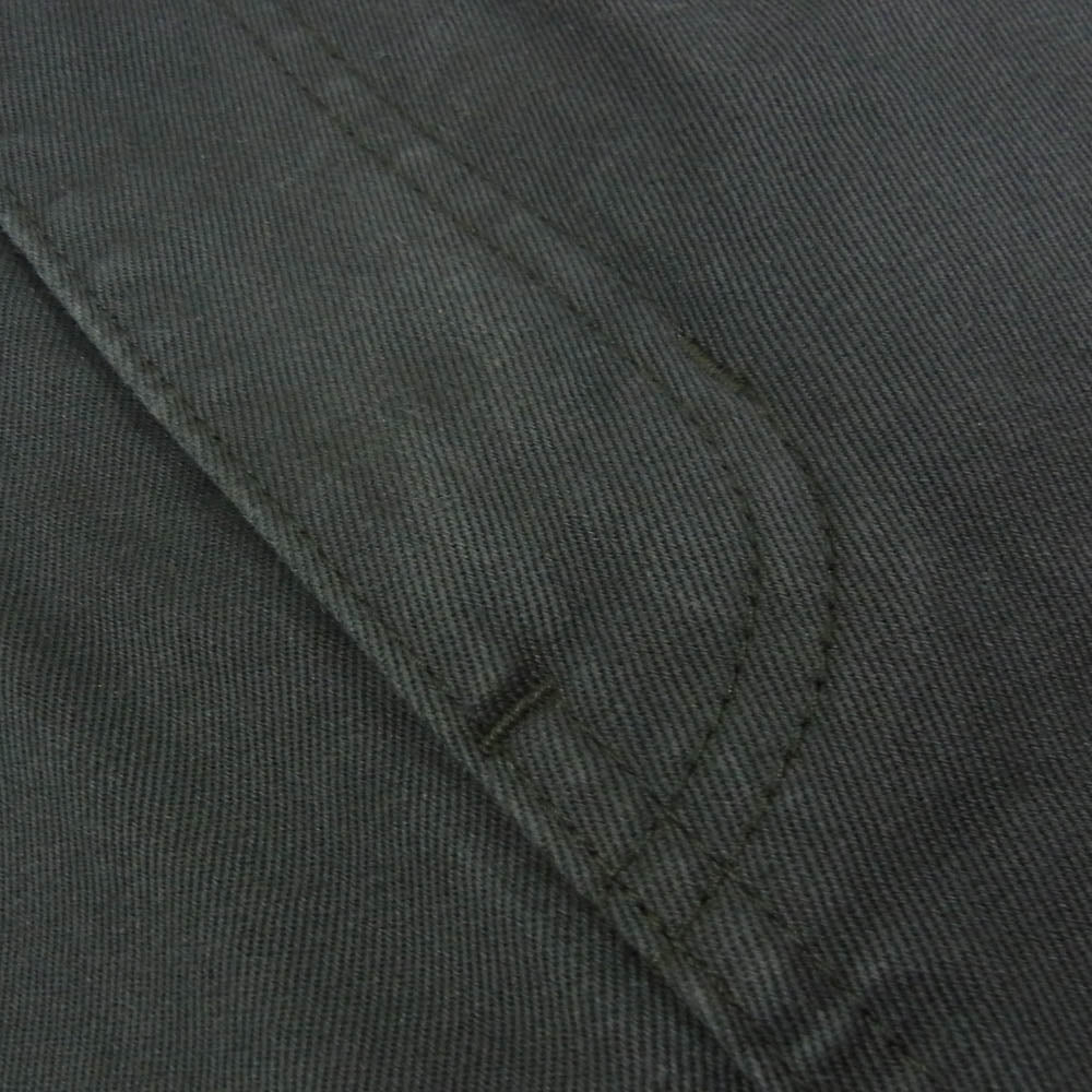 コルニエ 26SS 20PT56 GARMENT DYED FINX/ZIMBABWE COTTON TWILL PAINTER PANTS ガーメントダイ 製品染め フィンクス ジンバブエコットン ツイル ペインターパンツ チャコール系 ブラック系 S【中古】