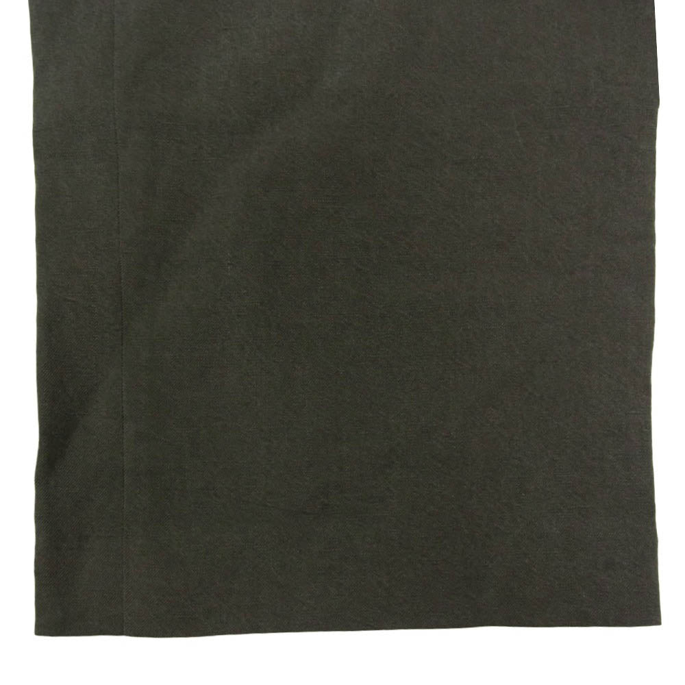 コルニエ 26SS 20PT64 SILK/LINEN FADED GABARDINE PANTS シルク リネン ギャバジン ベルト イージーパンツ グレー系 M【中古】